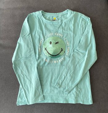 T-shirt manche longue avec logo reversible taille 10ans