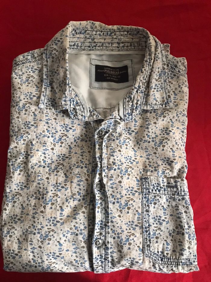 Chemise à fleur Pull&bear taille L (taille 40) - photo numéro 20