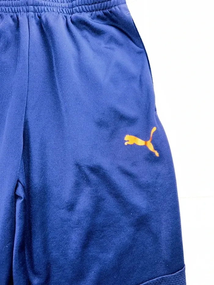 Jogging Puma bleu marine homme S logo rouge confort sport training - photo numéro 3