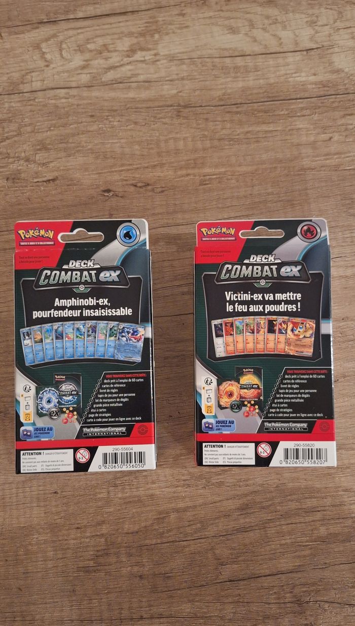 Cartes pokemon x2 decks scellés - photo numéro 2