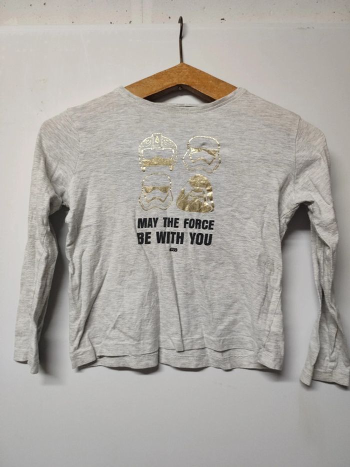 T-shirt enfant - Star Wars gris-doré