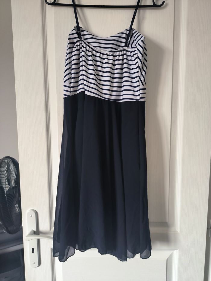 Robe marinière bimatière - photo numéro 3
