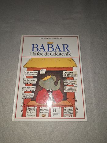 Livre vintage babar 1954