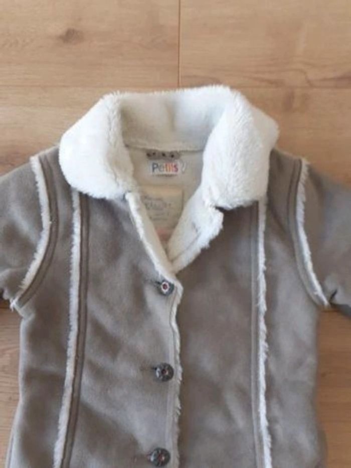Manteau gris fille hiver 3 ans - photo numéro 4