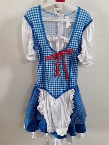 Déguisement fille cuisinière soubrette 8-10 ans TBE