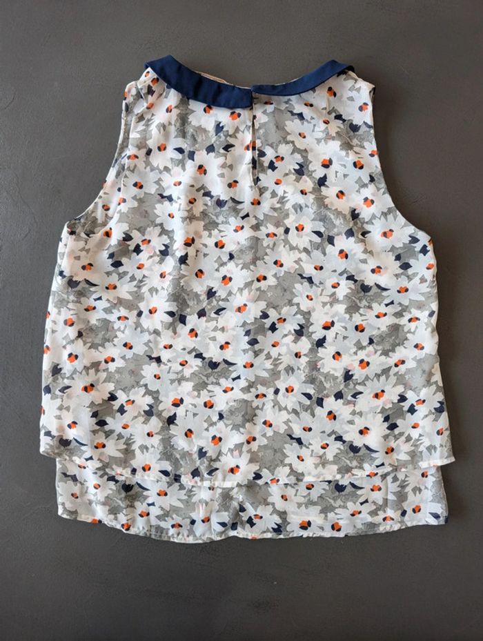 Débardeur fleuri fluide - Taille M/L - photo numéro 2