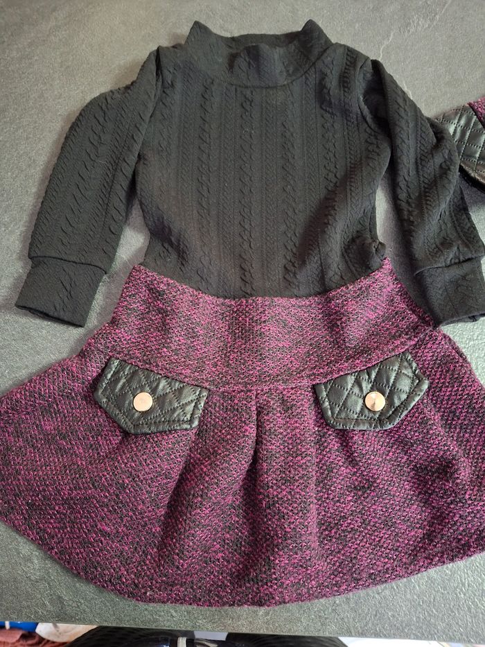 Robe manche longue +petite veste