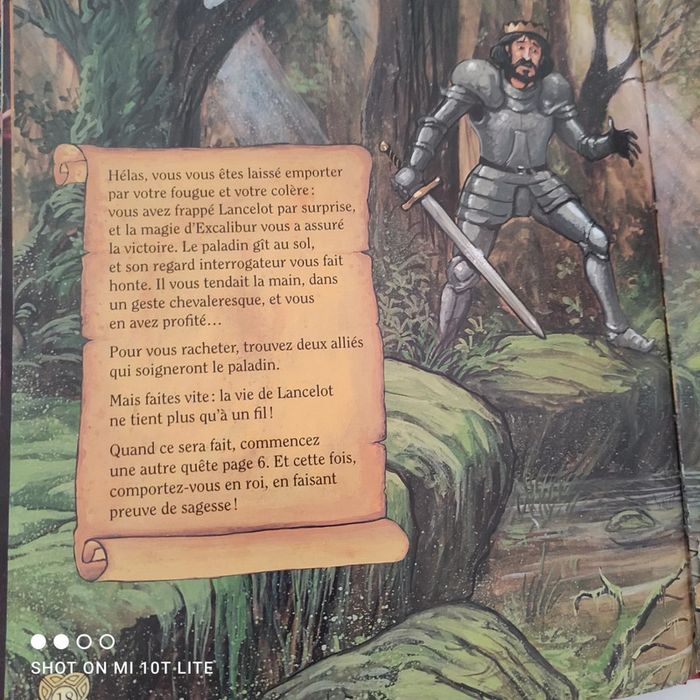 Livre jeux les 100 chevaliers d'Arthur - photo numéro 5