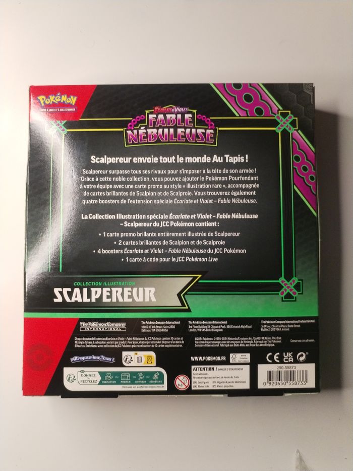 Coffret pokemon Scalpereur EV6.5 - photo numéro 2