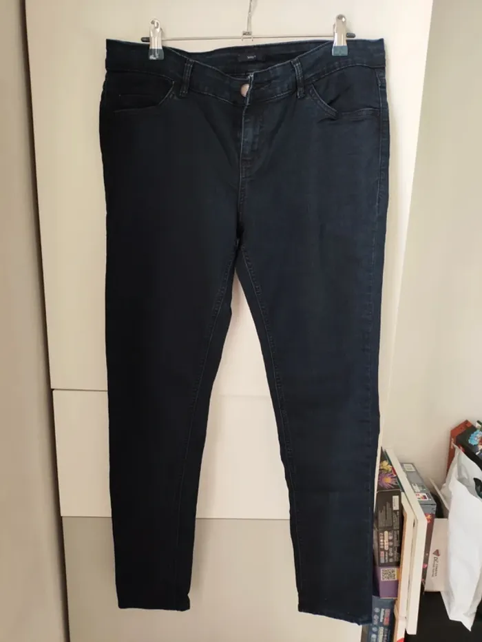 Jean bleu brut femme T42 skinny fit kiabi - photo numéro 2