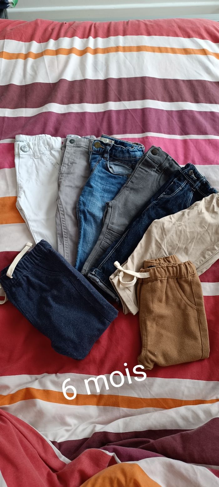 Lot pantalons 6 mois