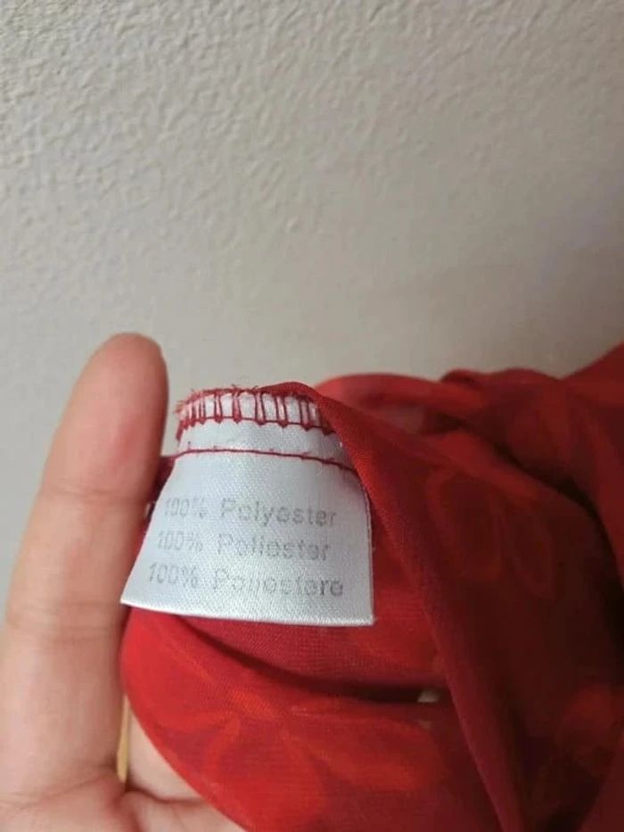 Robe de nuit sexy transparente rouge 38 40 Nuit secrète - photo numéro 7