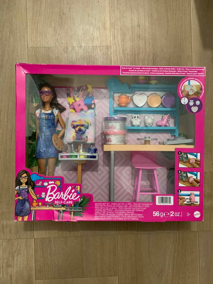 Barbie Bien-être Coffret Atelier d'art