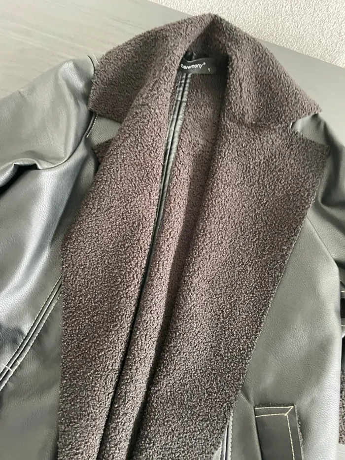 Manteau similicuir - photo numéro 4