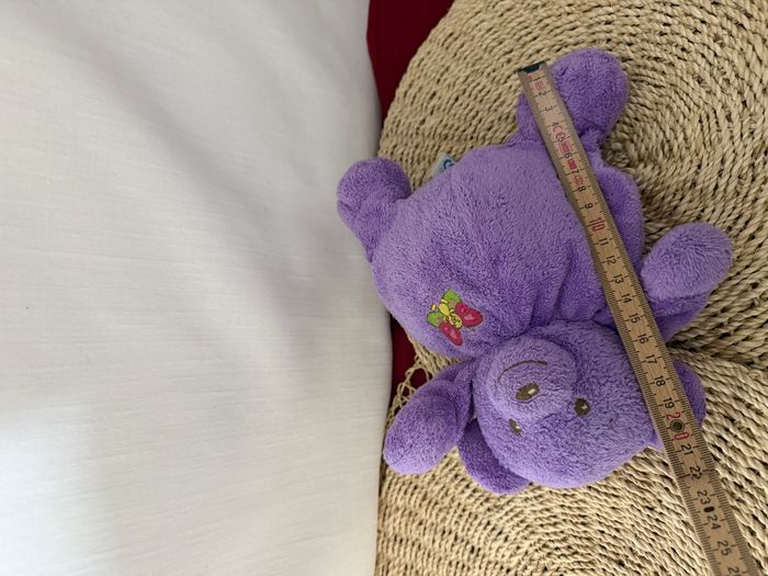 doudou ours boule violet nounours passeport tendresse - photo numéro 5