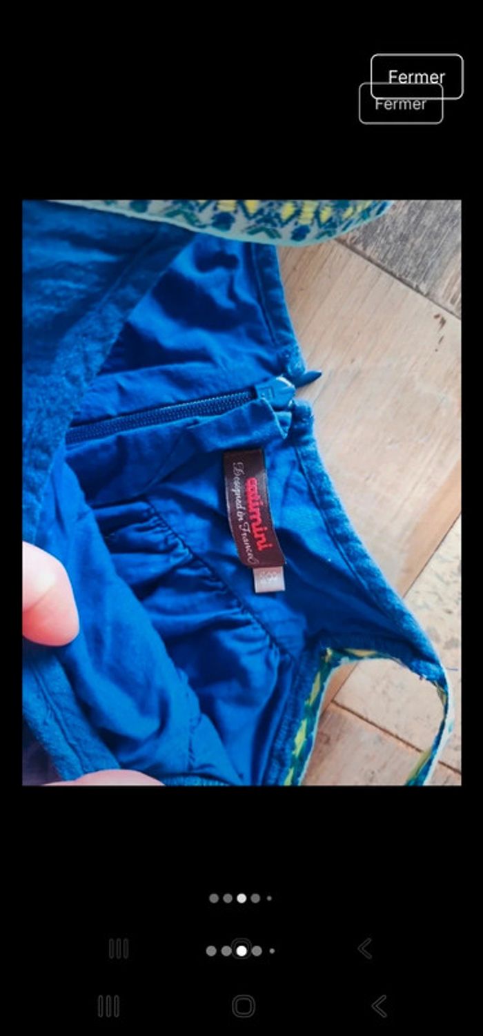 Ensemble été catimini tunique 8ans + legging 6 ans - photo numéro 3