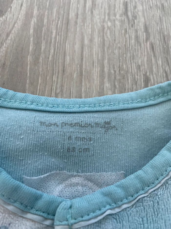 Pyjama velours bleu sergent major 6 mois garcon - photo numéro 2