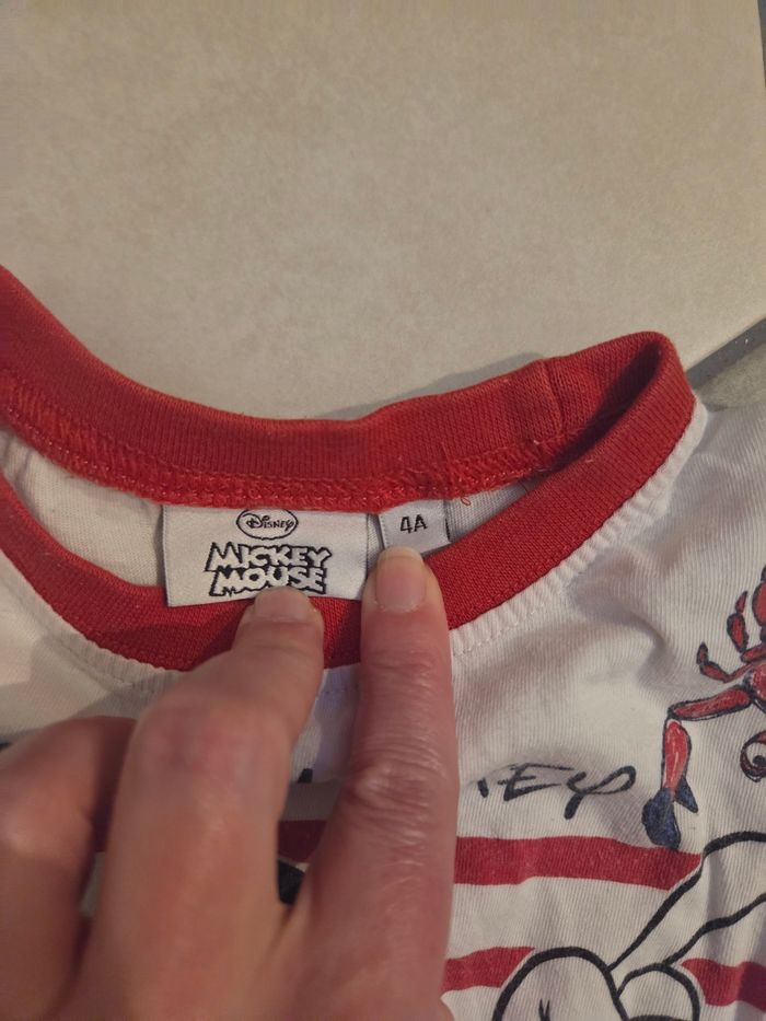 Pyjama short Mickey 4 ans - photo numéro 3