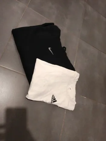 Lot sweat à capuche et ter shirt