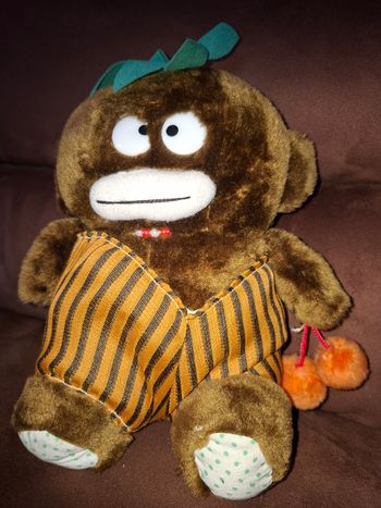 Peluche zoulou vintage 