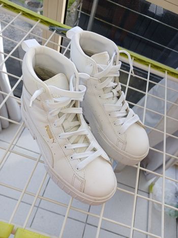 Baskets Puma  montantes blanches