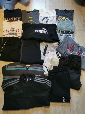 Gros lot de vêtements garçon 12/14 et 16 ans