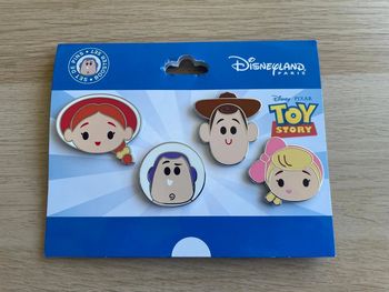 Set 4 Pin's Disney Pixar Toy Story - Tsum Tsum - Disneyland Paris