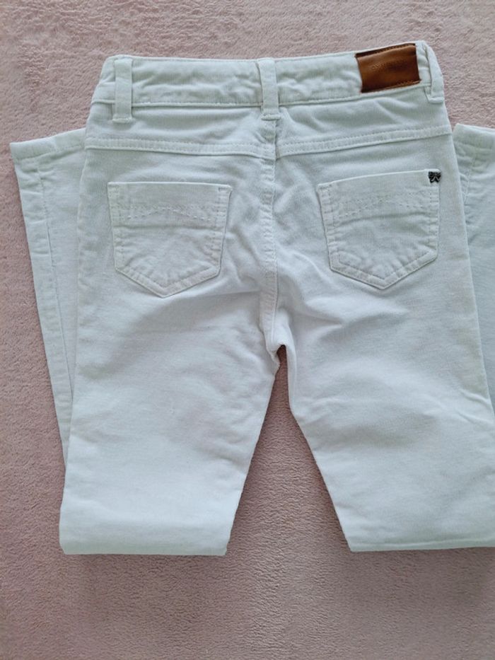 Pantalon skinny velours côtelé rose clair Cyrillus 9 ans - photo numéro 3