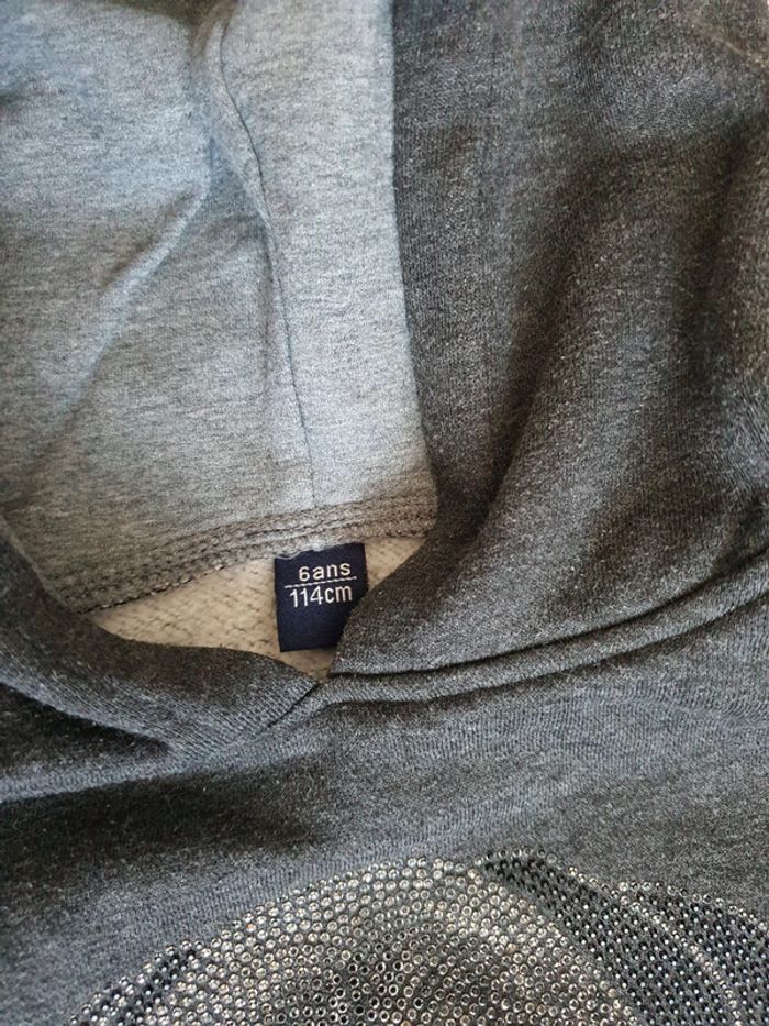 Sweat à strass taille 6 ans - photo numéro 4