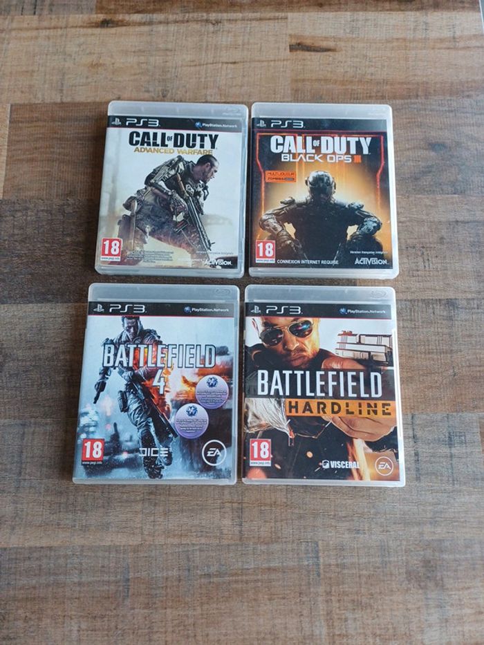 Lot jeu Ps3 , Battlefield et callofduty