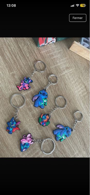 Porte clé stitch 