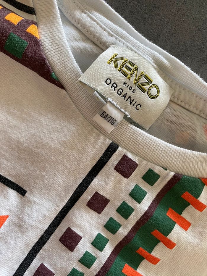 T-shirt longues manches blanc Kenzo 6 ans/116 cm - photo numéro 2