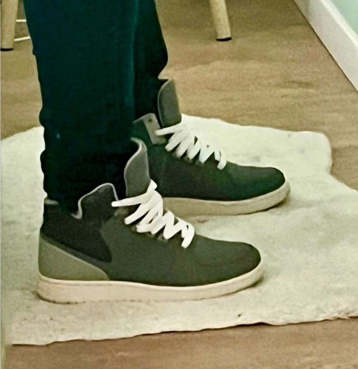 Air Jordan 1 Flight 3 BG Montante Grise - photo numéro 3