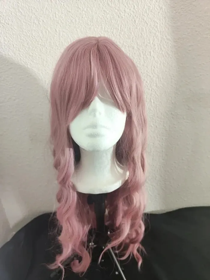 Perruque Naturelle Rose Pastel Luxe Tendance - photo numéro 17