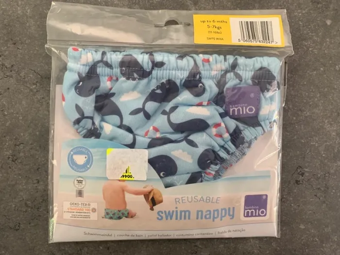Culotte de bain neuve, couche lavable pour piscine
