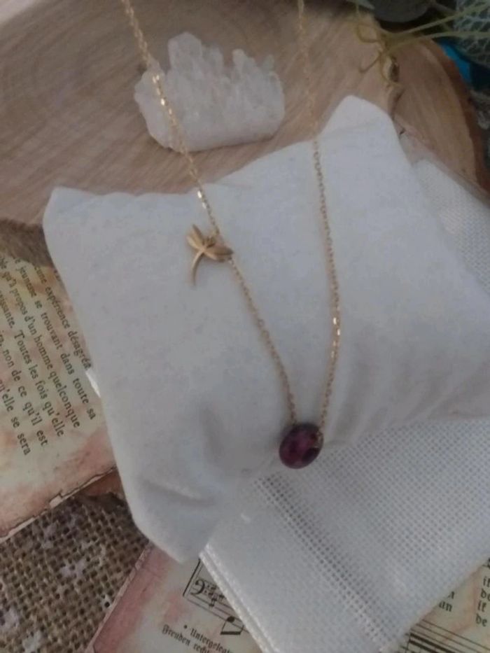 Collier rubis sur zoisite - photo numéro 2