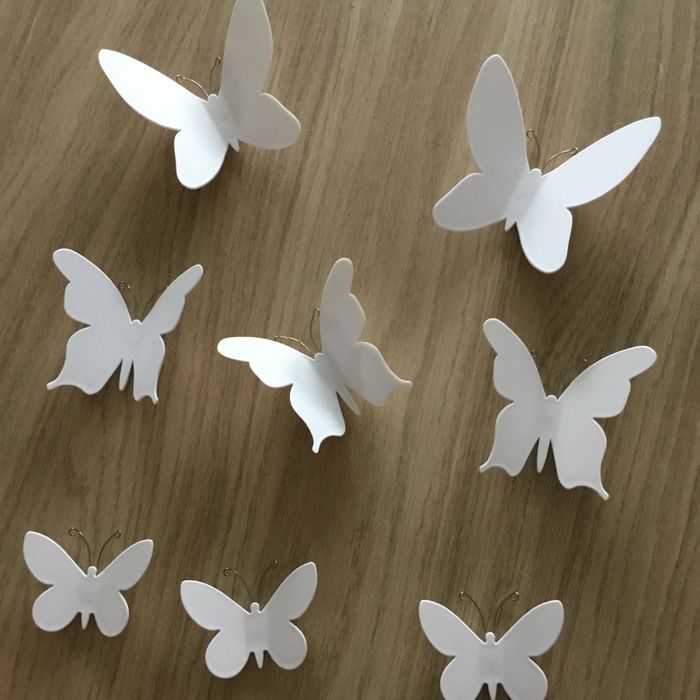 Papillons blancs déco Umbra