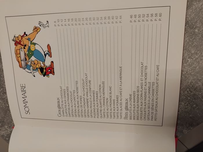 Très Rare Livre cartonné BD Neuf LES GATEAUX PREFERES d'OBELIX - photo numéro 5