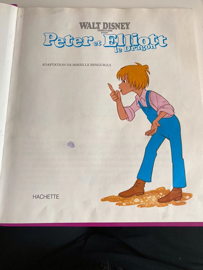 Livre Peter et Elliot le dragon Disney - photo numéro 4