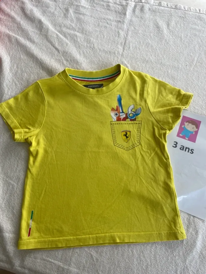 T-shirt Ferrari, 2-3 ans - photo numéro 2