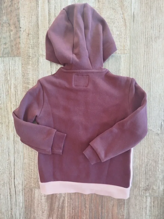 Veste de jogging rose et prune 3/4 ans - photo numéro 2