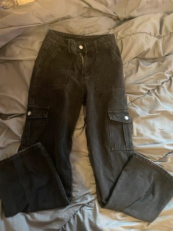 Pantalon large cargo