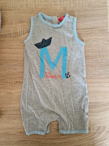 Barboteuse été 12M