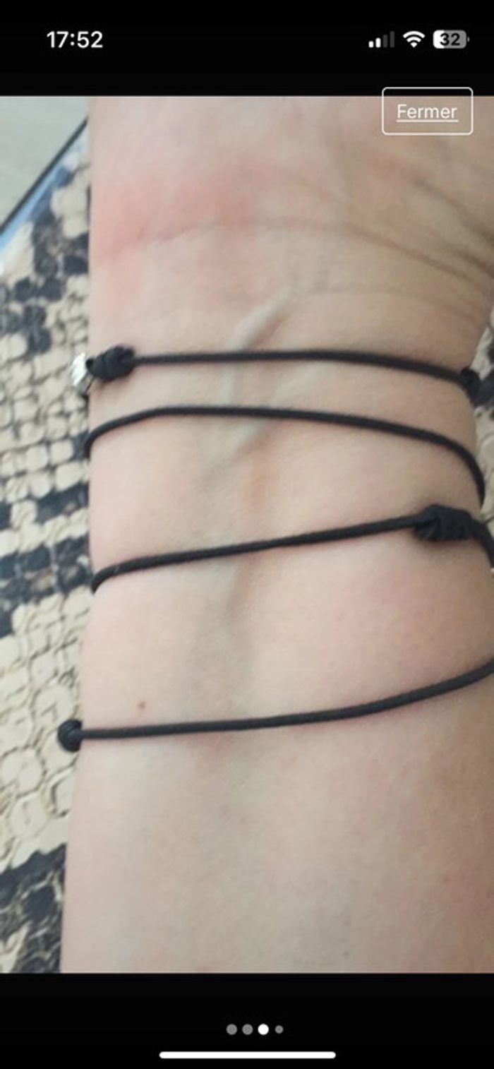 4 bracelets métal argenté - photo numéro 3