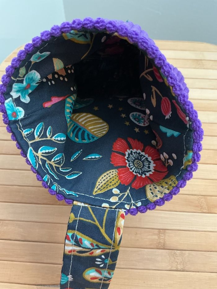 Pochette pour livre de poche 21X15 violet - photo numéro 3