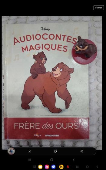 44ėme audioconte magique altaya deagostini disney audio conte compte comte magic livre& figurine