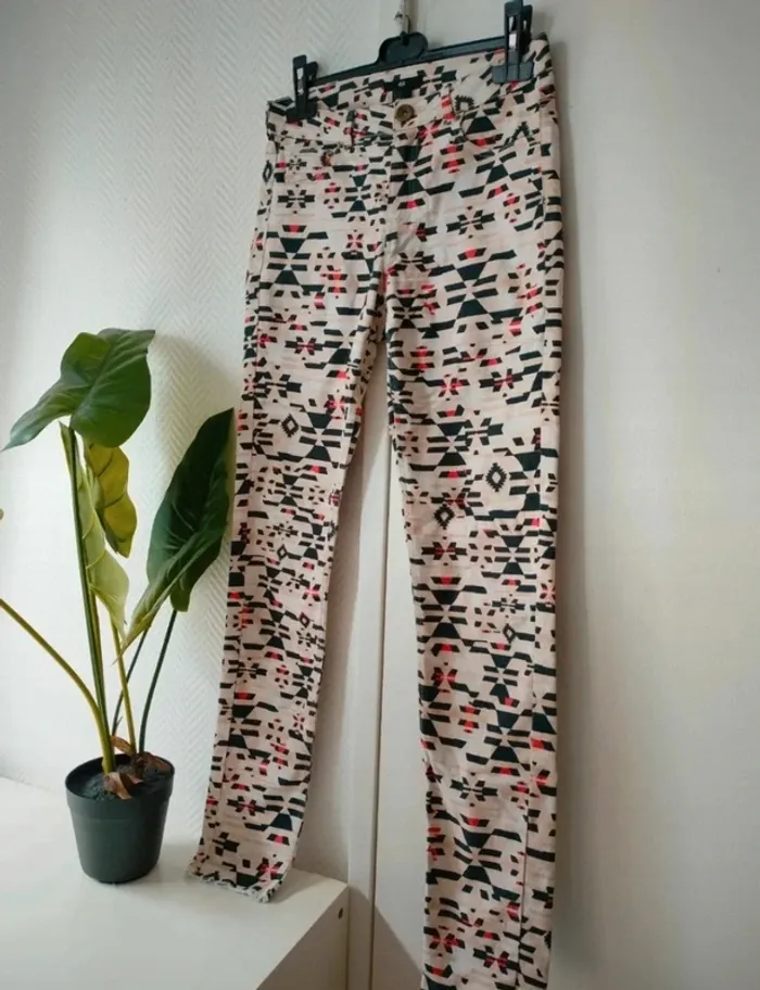 Pantalon Motifs H&M 38 - photo numéro 5