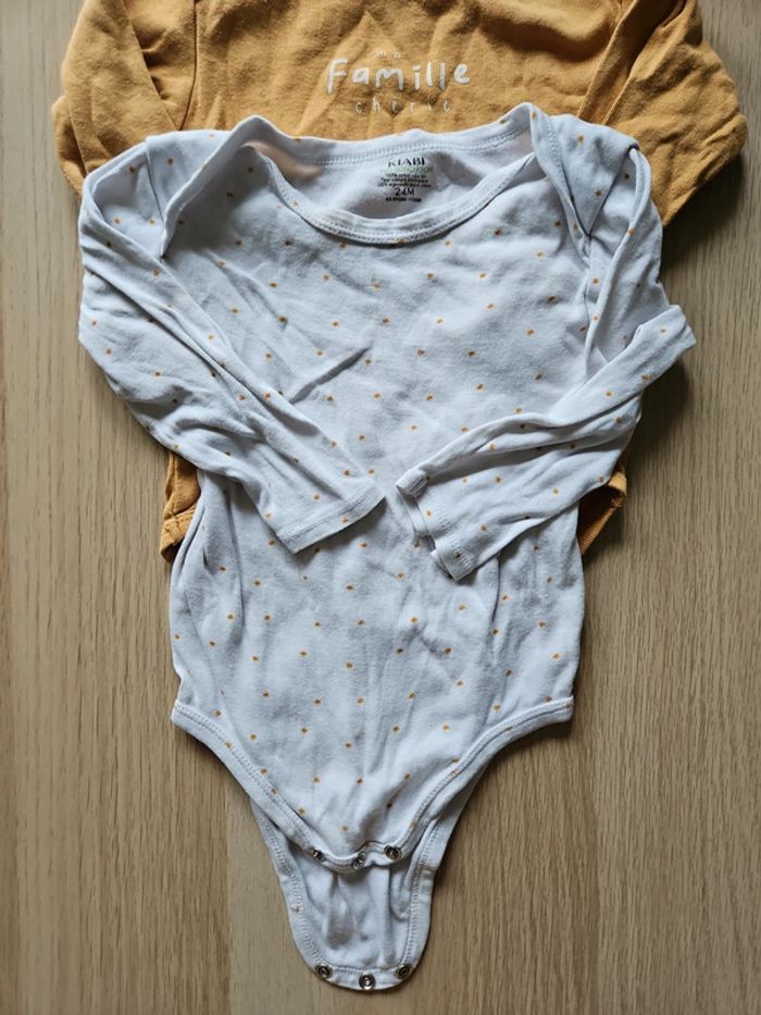 Lot 4 bodies manches longues 24 mois - photo numéro 4