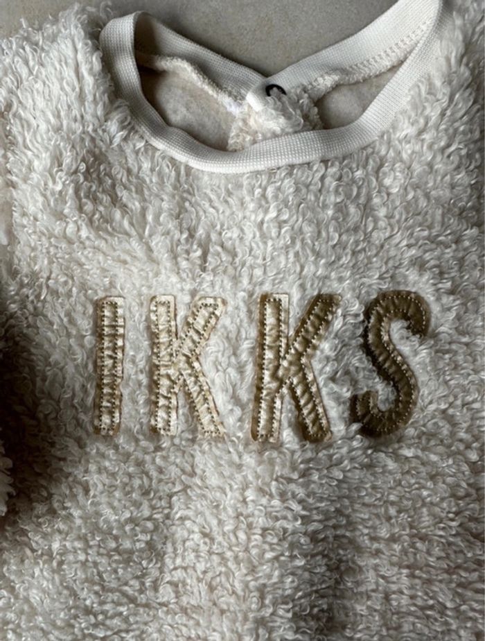 Robe peluche crème IKKS - photo numéro 2