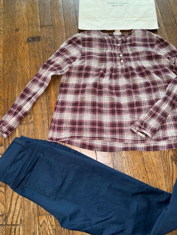 Blouse et pantalon Cyrillus 12 ans - photo numéro 2